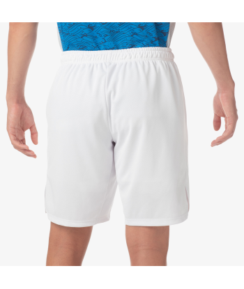 Yonex Men's Knit Shorts 15189 (White) les ligaments