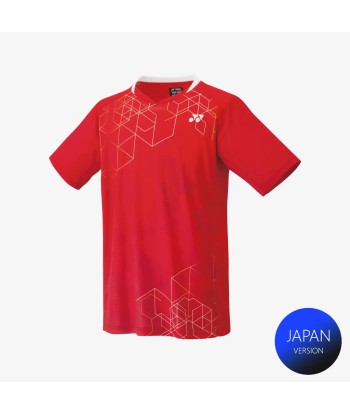 Yonex Men's Crew Neck Shirt 10602 (Sunset Red) paiement sécurisé