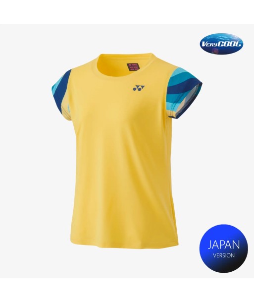 Yonex Women's Crew Neck Shirt 20754 (Soft Yellow) les ligaments