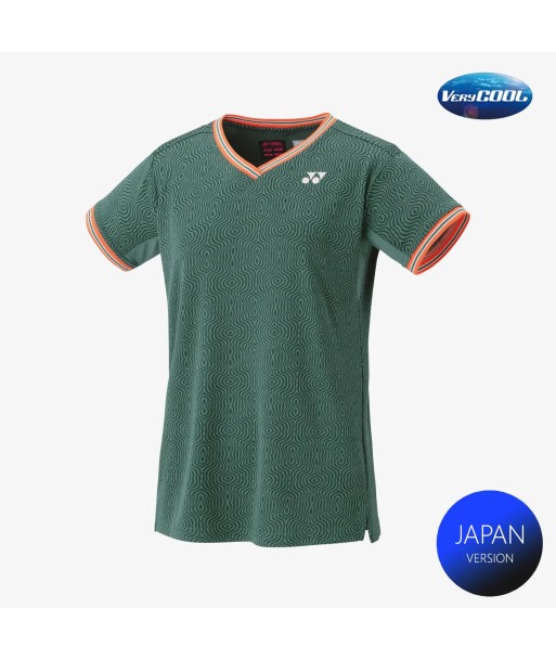 Yonex Women's Crew Neck Shirt 20758 (Olive) votre restaurant rapide dans 