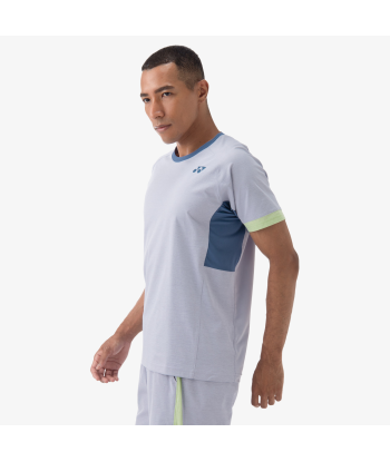 Yonex Men's Crew Neck Shirt 10563 (Mist Blue) Les êtres humains sont 