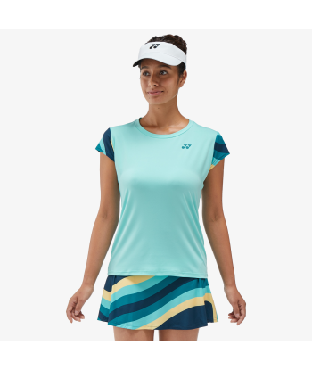 Yonex Women's Crew Neck Shirt 20754 (Cyan) Comparez et commandez 