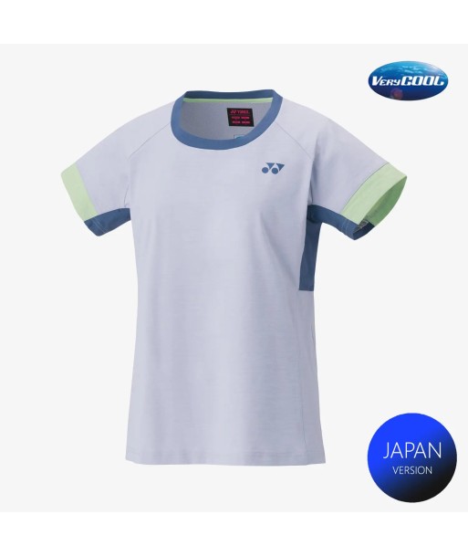 Yonex Women's Crew Neck Shirt 20770 (Mist Blue) paiement sécurisé