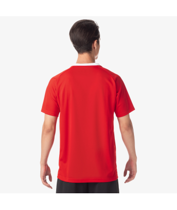 Yonex Men's Crew Neck Shirt 10602 (Sunset Red) paiement sécurisé