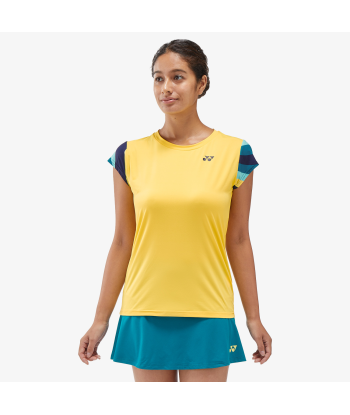 Yonex Women's Crew Neck Shirt 20754 (Soft Yellow) les ligaments