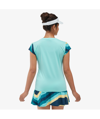 Yonex Women's Crew Neck Shirt 20754 (Cyan) Comparez et commandez 