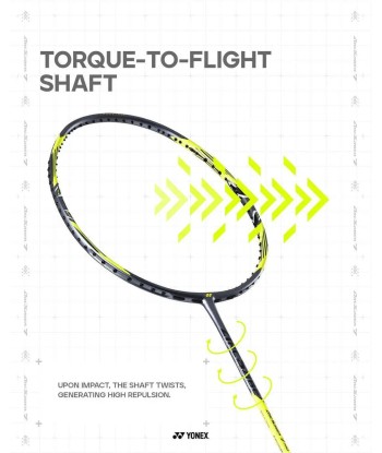 Yonex ArcSaber 7 Play (Gray/Yellow) - PreStrung Faites des économies