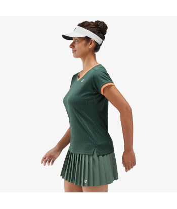 Yonex Women's Crew Neck Shirt 20758 (Olive) votre restaurant rapide dans 