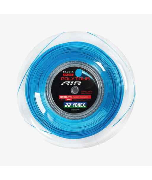 Yonex Polytour Air 125 / 16L 200m Tennis String Reel (Blue) à prix réduit toute l'année