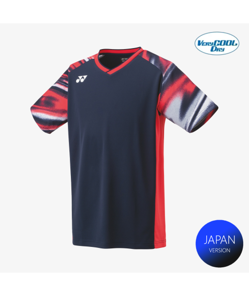 Yonex Men's Game Shirts 10577 (Navy Blue) Par le système avancé 