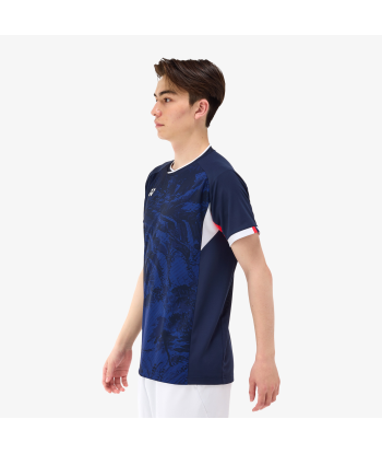 Yonex Men's Game Shirts 10593 (Navy Blue) pas chere