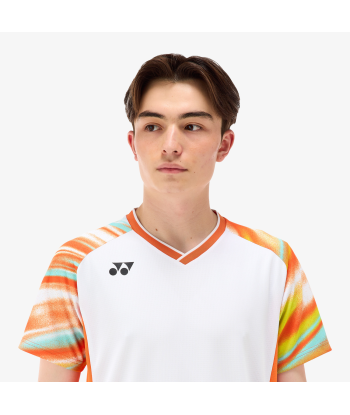 Yonex Men's Game Shirts 10577 (White) de pas cher