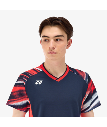 Yonex Men's Game Shirts 10577 (Navy Blue) Par le système avancé 