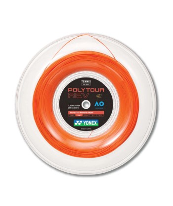 Yonex Polytour Rev 120 / 17 200m Tennis String Reel (Bright Orange) les ligaments