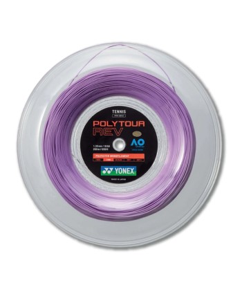 Yonex Polytour Rev 130 / 16 200m Tennis String Reel (Purple) pas cheres