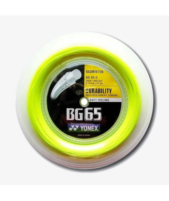 Yonex BG 65 200m Badminton String (Yellow) le concept de la Pate a emporter 