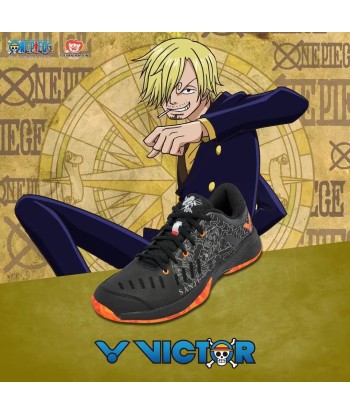 Victor x One Piece Sanji Shoes (A-OPS) Black des créatures d'habitude