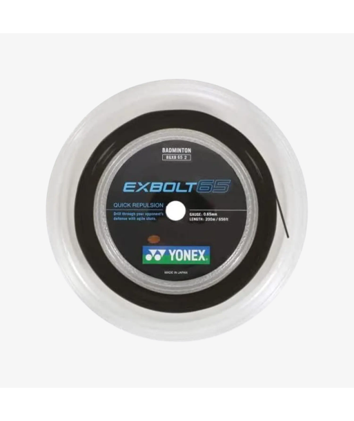 Yonex Exbolt 65 200m Badminton String (Black) 2 - 3 jours ouvrés.