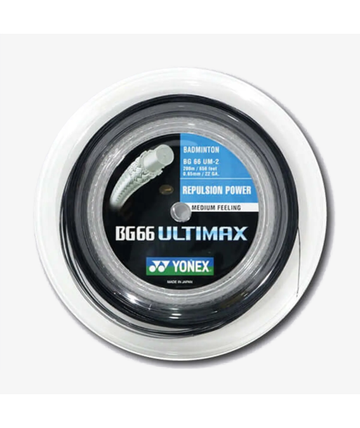 Yonex BG 66 Ultimax 200m Badminton String (Black) votre