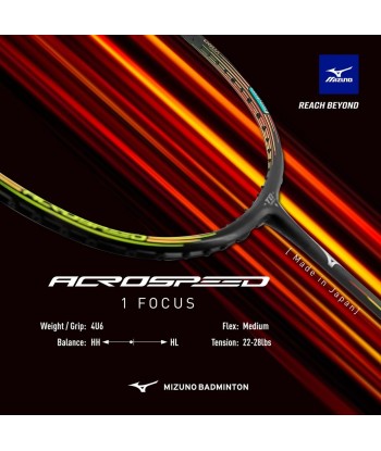 Mizuno Acrospeed 1 Focus (Black) de technologie