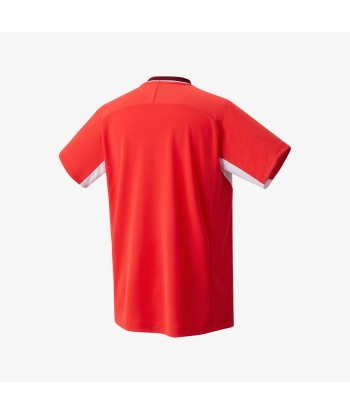 Yonex Men's Crew Neck Tournament Shirt 10568PR (Pearl Red) Paris Déstockage Promo