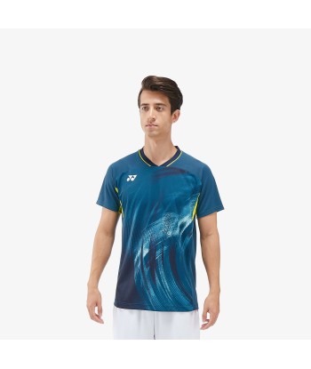 Yonex Men's Crew Neck Tournament Shirt 10568NSK (Night Sky) paiement sécurisé