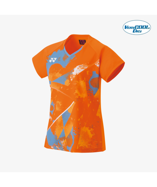 Yonex Women's Crew Neck Tournament Shirt 20771BOR (Bright Orange) Faites des économies