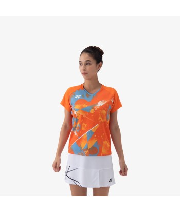 Yonex Women's Crew Neck Tournament Shirt 20771BOR (Bright Orange) Faites des économies