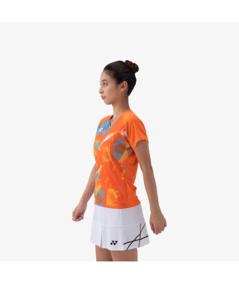 Yonex Women's Crew Neck Tournament Shirt 20771BOR (Bright Orange) Faites des économies