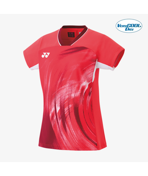 Yonex Women's Crew Neck Tournament Shirt 20769PR (Pearl Red) Voir les baskets