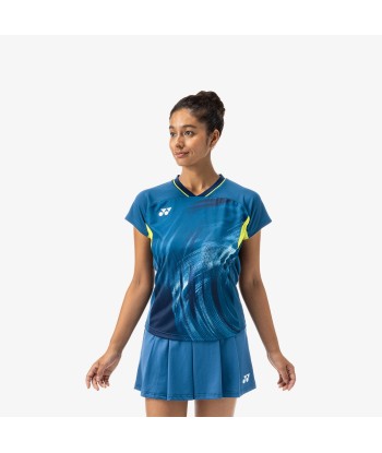 Yonex Women's Crew Neck Tournament Shirt 20769NSK (Night Sky) d'Europe débarque