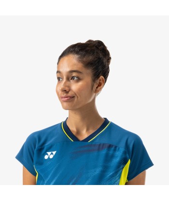 Yonex Women's Crew Neck Tournament Shirt 20769NSK (Night Sky) d'Europe débarque